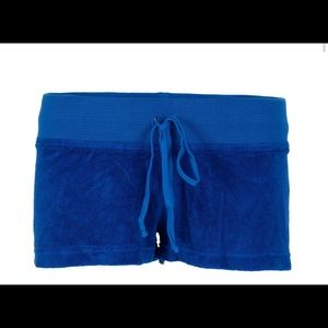 Royal Blue Hardtail Terry Shorts Size Large